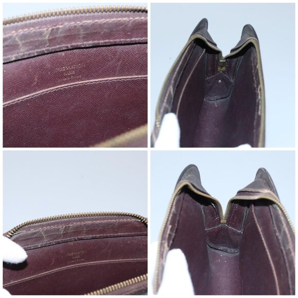 LOUIS VUITTON Taiga Baikal Clutch Bag Acajou M30186 LV Auth ti2637 - Picture 15 of 16